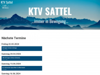 ktv-sattel.ch Webseite Vorschau
