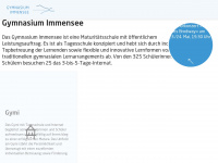 gymnasium-immensee.ch Webseite Vorschau