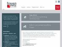 frauennetzschwyz.ch Webseite Vorschau