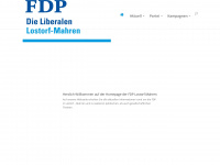 fdp-lostorf.ch Webseite Vorschau