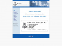 gama-immobilien.ch Webseite Vorschau