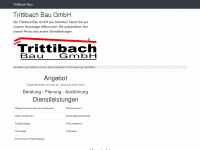 trittibach-bau.ch Webseite Vorschau