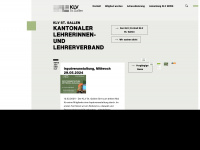klv-sg.ch Webseite Vorschau