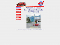 activfahrschule.ch Webseite Vorschau