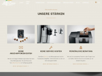 kaffeecenter.ch Webseite Vorschau