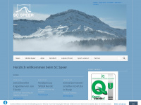 skiclubspeer.ch Webseite Vorschau