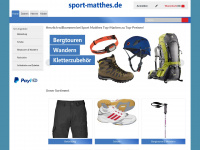 sport-matthes.de Webseite Vorschau