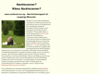 nacktscanner.org Webseite Vorschau