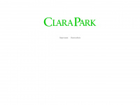 clarapark.de Webseite Vorschau