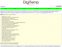 digitemp.com Webseite Vorschau