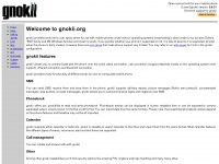 gnokii.org Webseite Vorschau