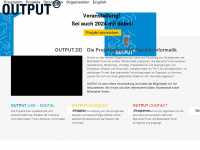 output-dd.de Webseite Vorschau
