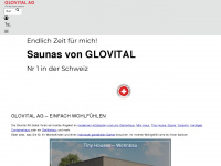 glovital.ch Webseite Vorschau