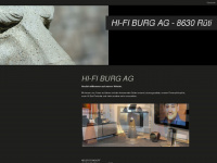 hifiburg.ch Webseite Vorschau