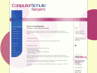 computerschule-sargans.ch Webseite Vorschau