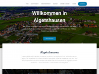 algetshausen.ch Webseite Vorschau