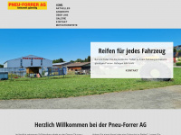 pneu-forrer.ch Webseite Vorschau