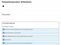 wasser-wittenbach.ch Webseite Vorschau