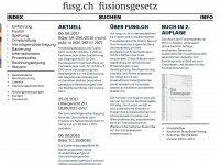 fusg.ch Webseite Vorschau