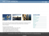 wetter-arbon.ch Webseite Vorschau