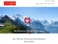 fahnen-schoenwald.ch Webseite Vorschau