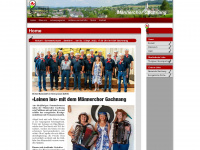 maennerchor-gachnang.ch Webseite Vorschau
