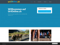 urionline.ch Webseite Vorschau