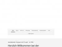 gisler-transporte.ch Webseite Vorschau