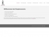 simplonevents.ch Webseite Vorschau