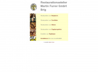 restauratorfurrer.ch Webseite Vorschau