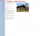 chalet-marianne.ch Webseite Vorschau