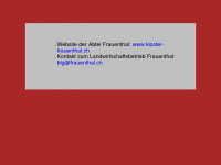 frauenthal.ch Webseite Vorschau