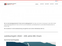 mgcham.ch Webseite Vorschau