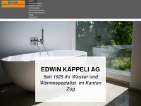 kaeppeli-haustechnik.ch Webseite Vorschau
