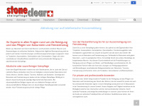 stoneclear.ch Webseite Vorschau