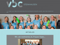 vbcsteinhausen.ch Webseite Vorschau