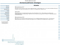 kirchenmusikv-uaegeri.ch Webseite Vorschau