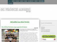 scfrosch.ch Webseite Vorschau