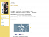 chor.ch Webseite Vorschau