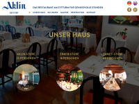 restaurantaklin.ch Webseite Vorschau