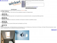 wickart.ch Webseite Vorschau