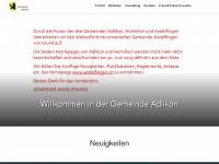 adlikon.ch Webseite Vorschau