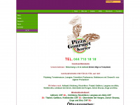 pizzagourmet.ch Webseite Vorschau