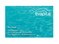 evaplus.ch Webseite Vorschau