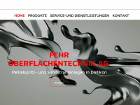 fehr-oberflaechen.ch Webseite Vorschau