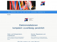 faeh-elektro.ch Webseite Vorschau