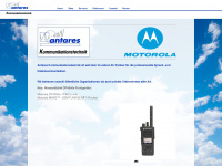 antares-com.ch Webseite Vorschau