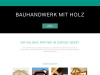wdholzbau.ch Webseite Vorschau