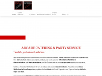 arcade-catering.ch Webseite Vorschau