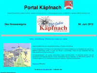 kaepfnach.ch Webseite Vorschau